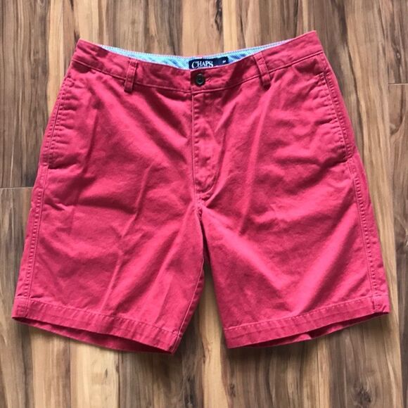 Chaps Mens Red Shorts  - Picture 1 of 6